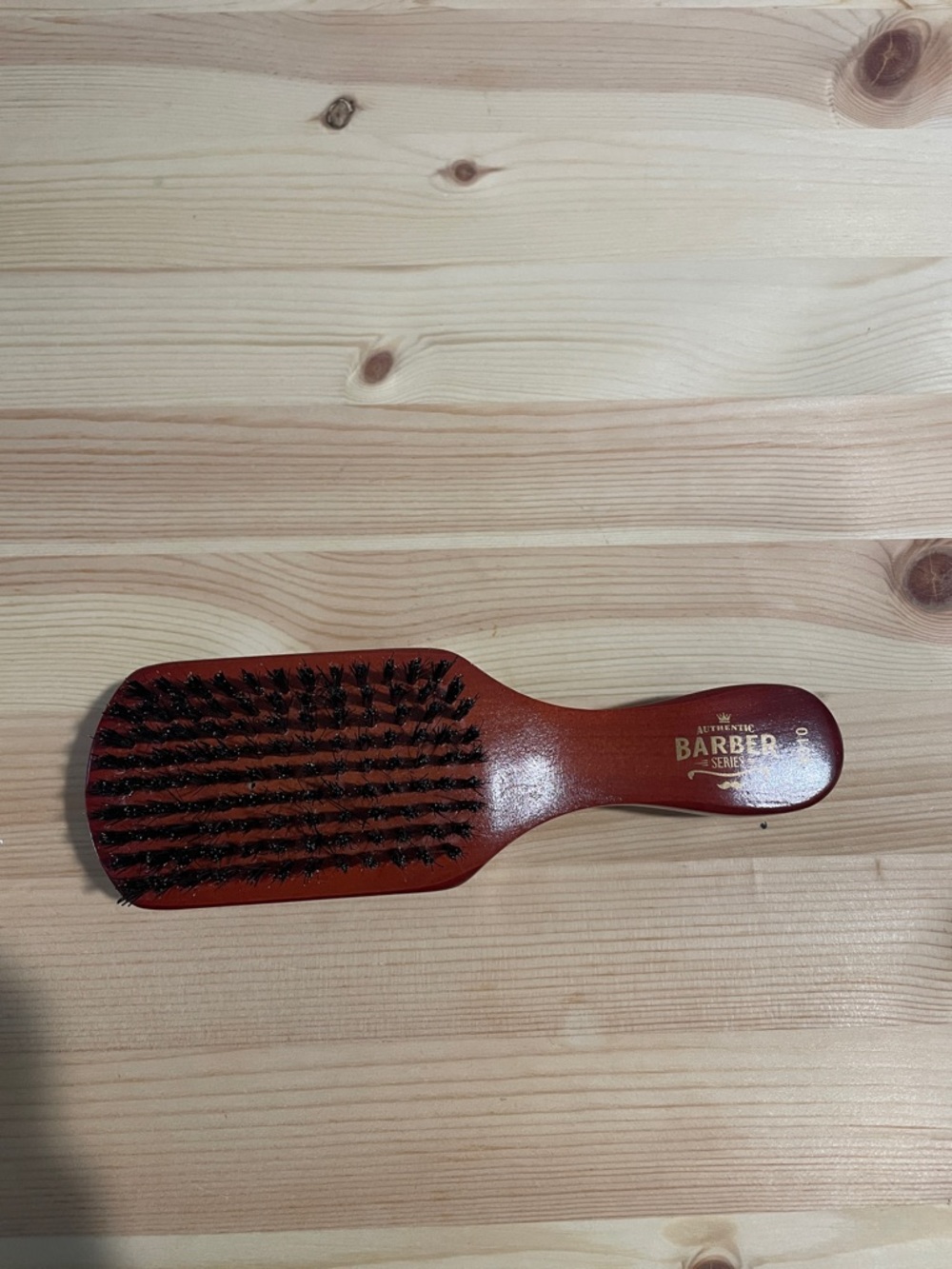 Authentic Barber Series- paddle brush, boar bristles